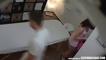 Steamy Encounter On A Massage Couch
