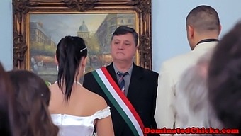 Beautiful Bride Submits To Domination After The Wedding In Hd