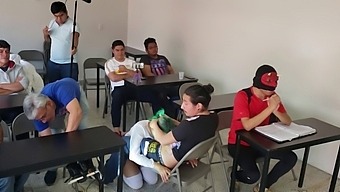 The Making Of A Schoolgirl Porn Scene With Teen Amateur Actresses