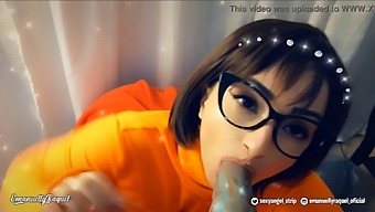 Velma Gives A Blowjob To A Monster And Gets Filled With Cum By Leitinho In A Scooby Doo-Themed Video