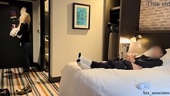 Hotel Maid Joins In On Public Flashing And Masturbation Session
