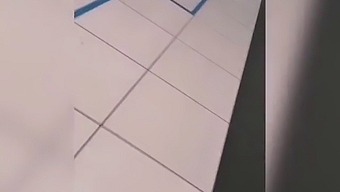 Desiring An Unknown Penis At The Grocery Store, She Found Herself In The Men'S Restroom!