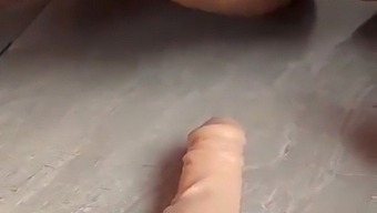 Massive Dildo Penetration With Explosive Climax