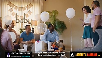 Unintentional Group Sex: Casey Calvert Gets Gangbanged To Alleviate Her Boredom With French Subtitles