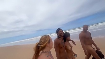 Nudist Beach Fun With Hot Friends And A Dash Of Amateur Porn
