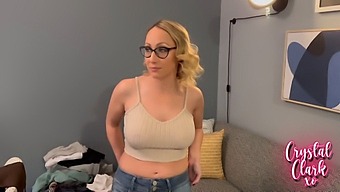 Beautiful Blonde Stepmother Meets Me At College