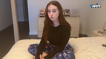 Hot Redhead Student Gets Stepmother’s Creampie Before Class
